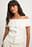 Off Shoulder Buttoned Top