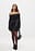 Off shoulder-minikjole i sateng