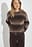 Ombre strikket genser i oversize