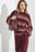 Ombre gestrickter Pullover in Übergröße