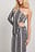 One Shoulder Cut Out Maxi Dress