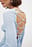 Open Back Lace Detail Knitted Top