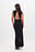 Maxi-jurk met open rug