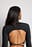 Open Back Strap Glitter Top