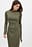Overlap Midi Dress