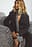 Oversized randig blazer