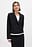Oversized Contrast Detail Blazer