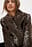 Oversized dobbeltspent leopardblazer