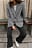 Oversized Herringbone Blazer