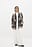 Oversized cardigan med leopardmønster