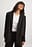 Blazer oversize à un bouton