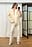 Oversized blazer med åben ryg