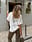 Camiseta oversize estampada