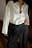 Oversized skjorte i rayon