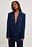 Oversized blazer med sömdetaljer