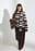 Oversized genser med striper