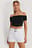 Short en jean à ceinture biologique