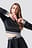 Cropped Track Sweater