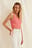Gerecycled singlet met trekkoord