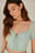 Recyceltes Crop-Top mit Bändchen-Detail