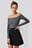 Recycled Long Sleeve Bardot Top