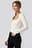 Organic Long Sleeve Button Detail Bodysuit