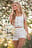 Organische jeanshort met knoopdetail