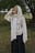 Pullover mit Muster und Reißverschluss