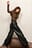 Pintucked High Waist PU Pants