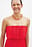 Plisserad bandeau-topp