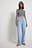 Pleated Fold Up Denim