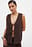Lang plisseret vest