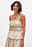 Plissee-Smock-Bandeau-Top