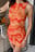 Printed Mini Dress