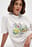 Printed Round Neck Oversized Tee
