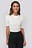 Puff Sleeve Cropped Ribbed Top
