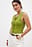 Punto linnesinglet med knytning fram