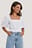 Cropped Seersucker Top