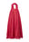 Ramie Scarf Detail Midi Dress