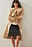 Faux Suede Belt Coat