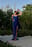 Rhinestones High Slit Maxi Dress