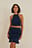 Linen Blend Flounce Skirt