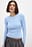 Ribbed Knitted Round Neck Top