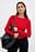 Ribbed Knitted Round Neck Top