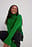 Gerippter Strickpullover mit Rollkragen