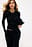 Rouched Long Sleeve Jersey Top