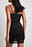 Robe courte froncée en tulle
