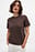 Camiseta de algodón con cuello redondo