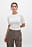 Round Neck Ribbed Top