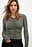 Ruched Detail Long Sleeve Top